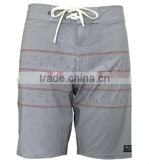 4-way stretch fabric sportswear sublimation print custom beach shorts