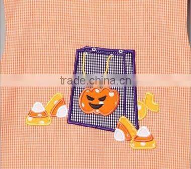 Orange Gingham Halloween John Johns