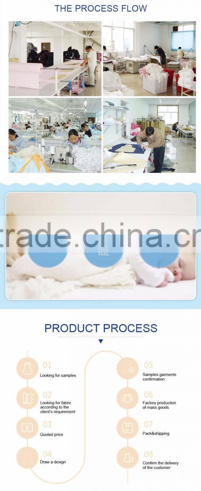 High quality plain 100% cotton baby onesie and bodysuits