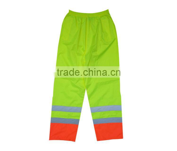 Yellow wear EN20471 dhl workwear outer wear reflective raincoat