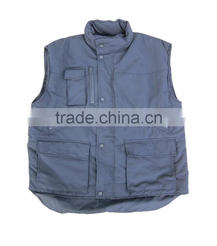 Multi pocket keep warm fishing vest fashion vest