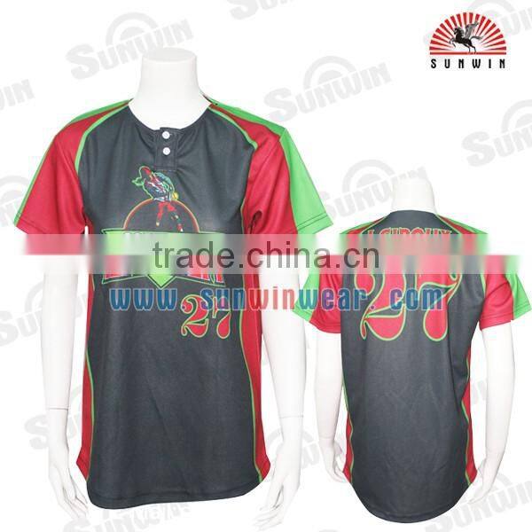 custom sublimated baseball shirts