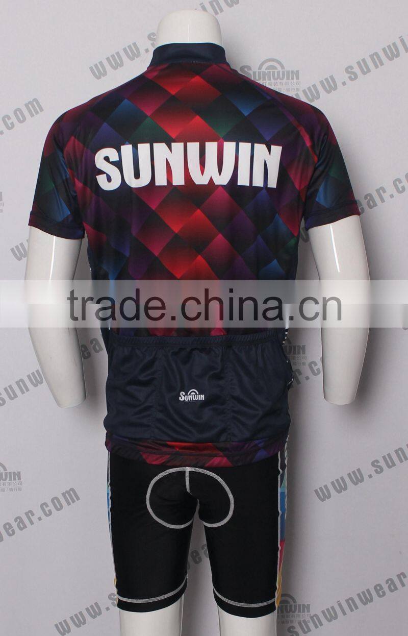 breathable cycling clothing custom team cycling jersey