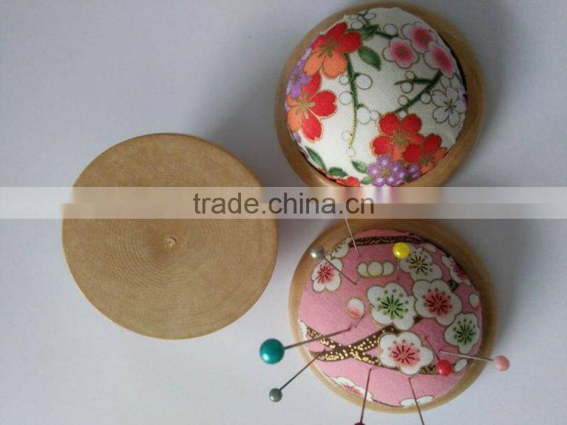pin cushion with wooden base OEM service