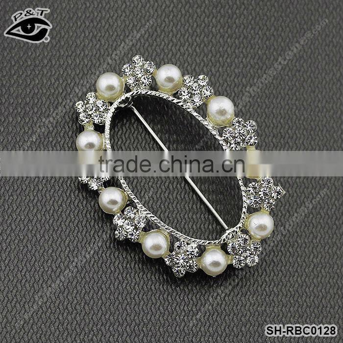 Fashion Brooches pearl rhinestones bulk rhinestone brooches