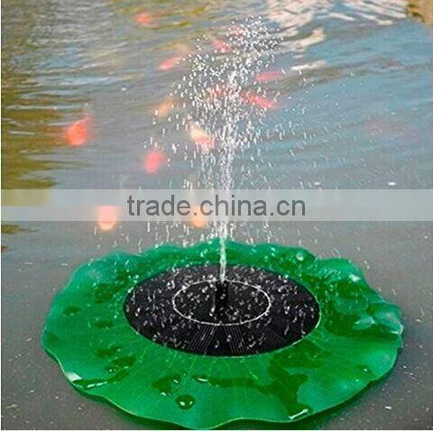 Floating Lotus Leaf Shape Solar Power Energy Decorative Waterfall Pump Fountain for Pond Birdbath Pool Garden