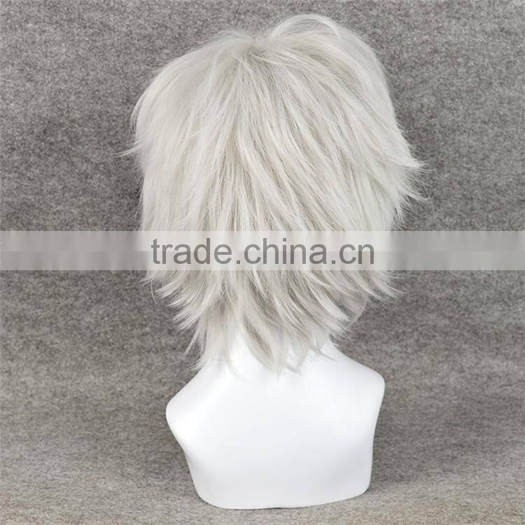 beautiful cheap synthetic cosplay hair wigs for men ,hair synthetic wig,artificial party wig