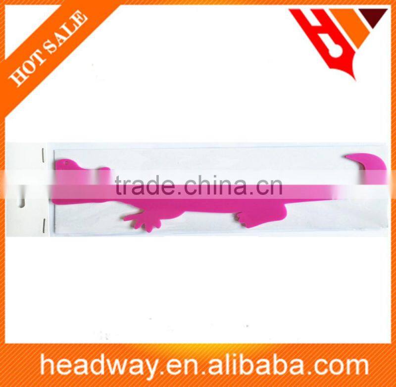 funny muti-choices Animal Stationery Cartoon Ruler Shapes for kids