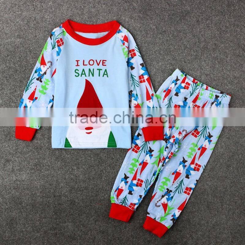 Toddler Christmas Shirt With Pants Baby Santa Outfit Kids Christmas Eve Pajamas