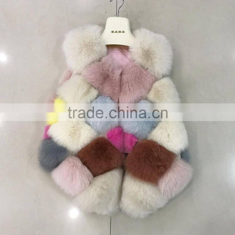 SJ043 Newest Design Colorful Top Quality Fox Apparel Gilets