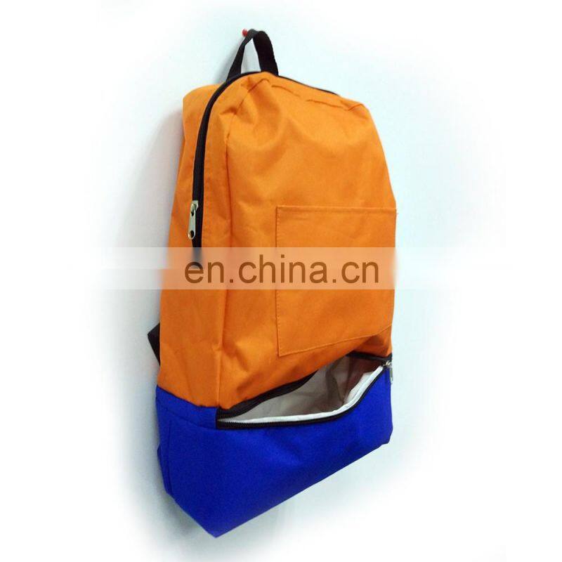 Backpack With Ice Bag Pocket Teenager Schoolbag