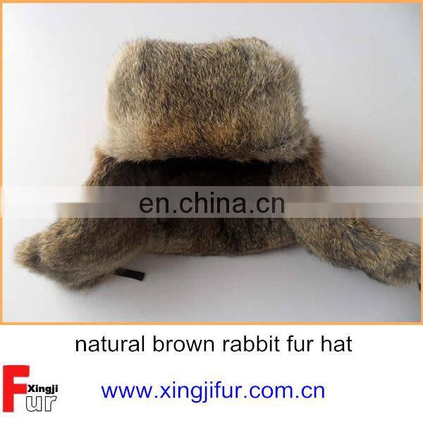 China Manufacturer Outdoor Rabbit Fur Hat