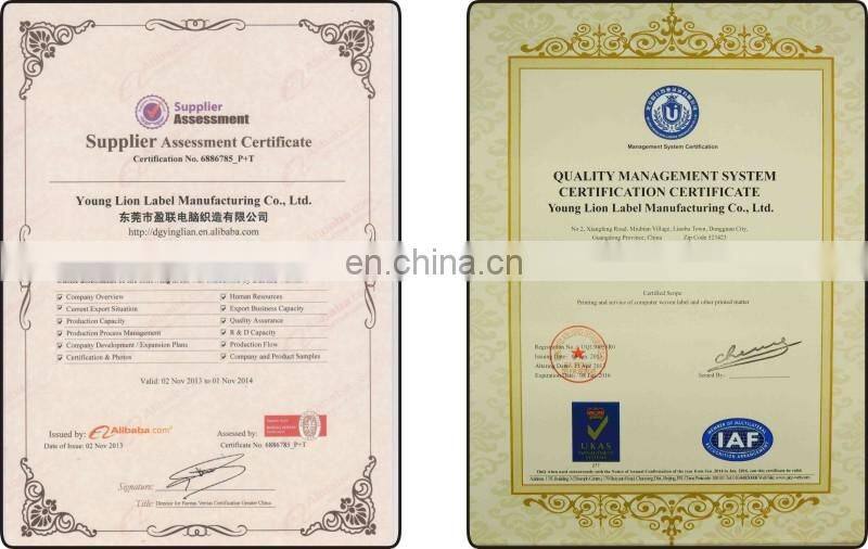 paper label for garment