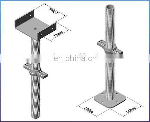 OEM adjustable scaffolding U head base jack