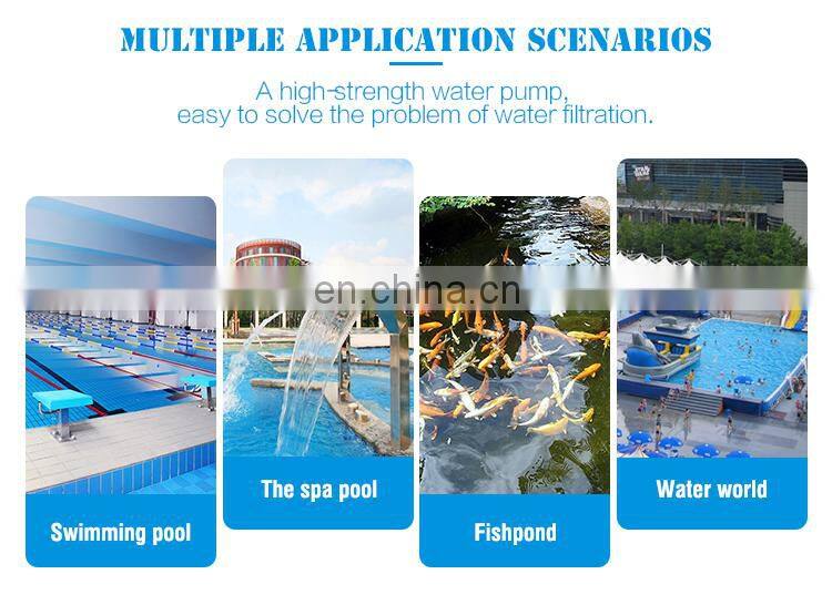 Plastic Swimming Pool Water Pump , Electric Pumps Pool Waves Water Pump