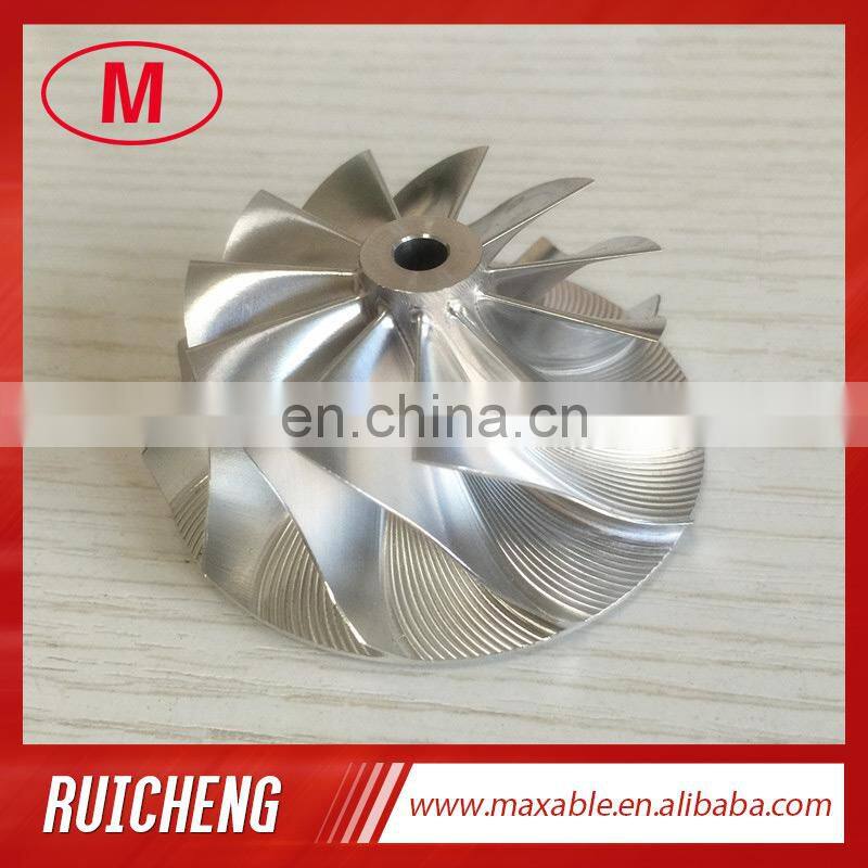 TD04HL 19T 46.02/58.00mm 11+0 blades 49189-X BILLET Turbocharger Billet/milling/aluminum 2618compressor wheel