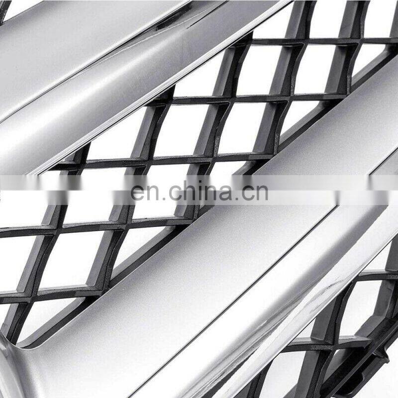 ABS Chrome Front Grille Grill Fit 08-12 For Mercedes-Benz X204 GLK250 GLK350