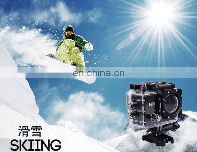 Hot sale waterproof sports DV multifunctional outdoor riding diving camera car dvr outdoor sports cam