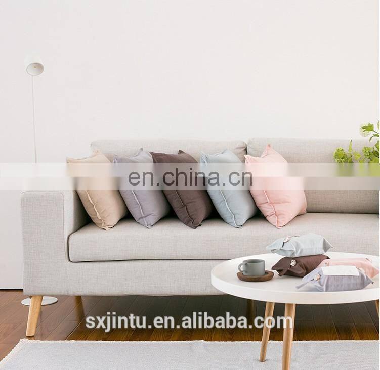 Colorful 100% cotton crepe fabric washable throw pillow case covers