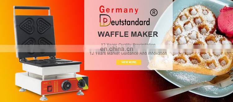 Commercial portable heart shape waffle stick maker machine with CE