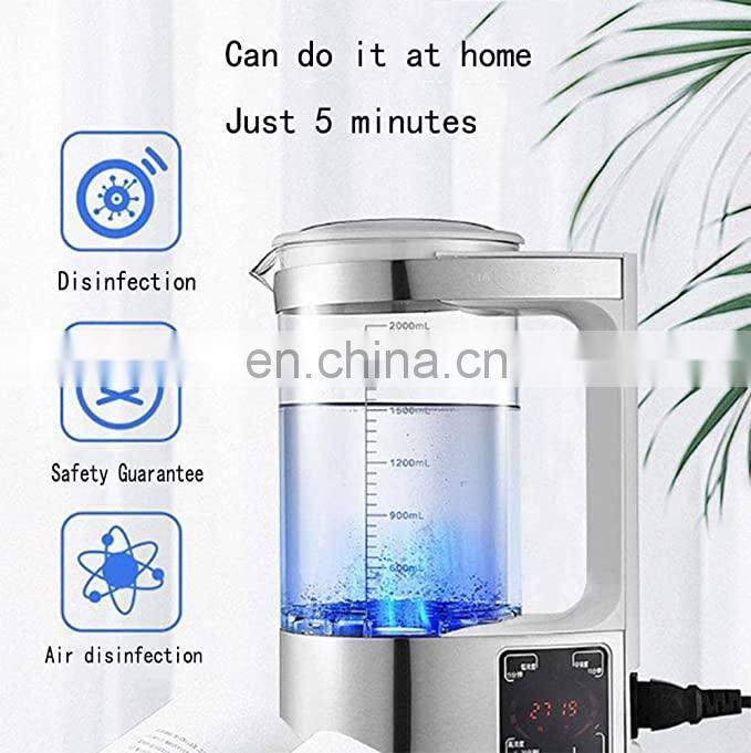 Platinum Plate Electrode Hydrogen Rich Water Ionizer Pitcher