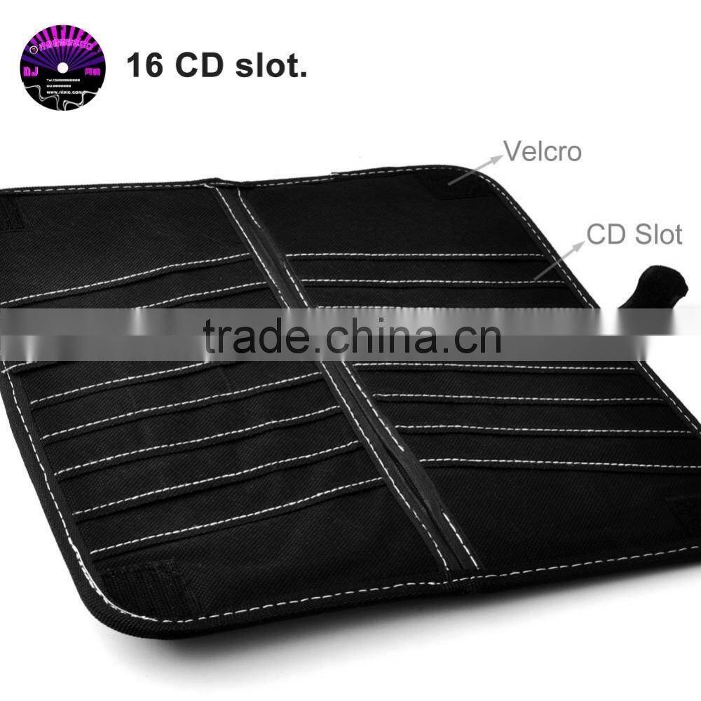New Double-Deck Auto Car Visor CD/DVD Bag Storage Holder/Tissue Bag,Red+Black