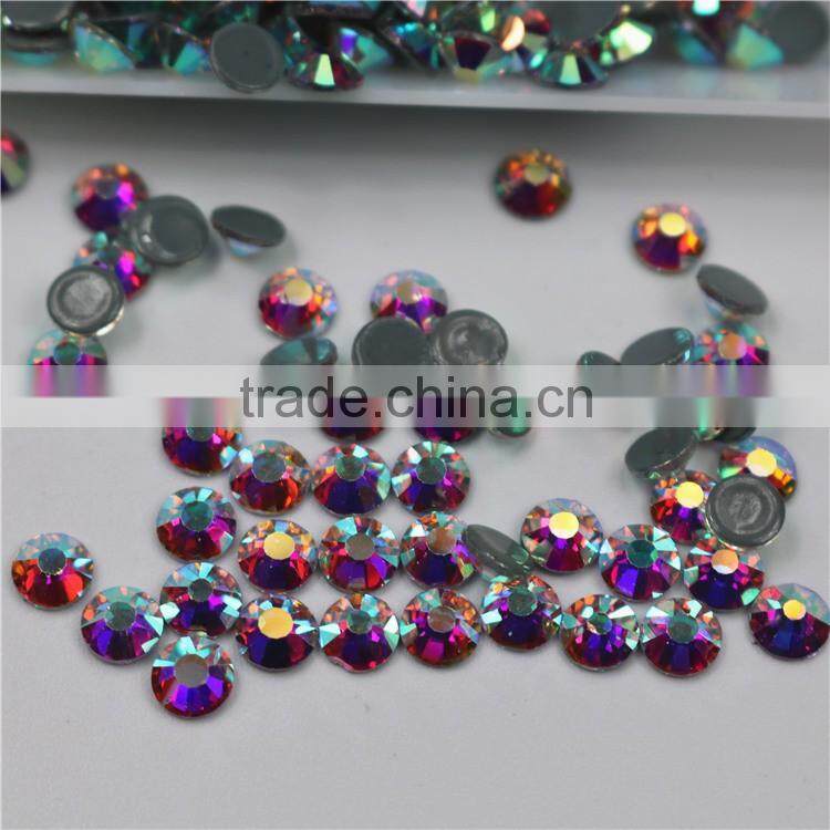 AAAAA flatback hotfix crystals AB rhinestone for beauty wedding dress