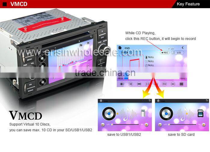 Erisin ES7301M 7" Touch Screen Car DVD GPS for Mondeo 2003