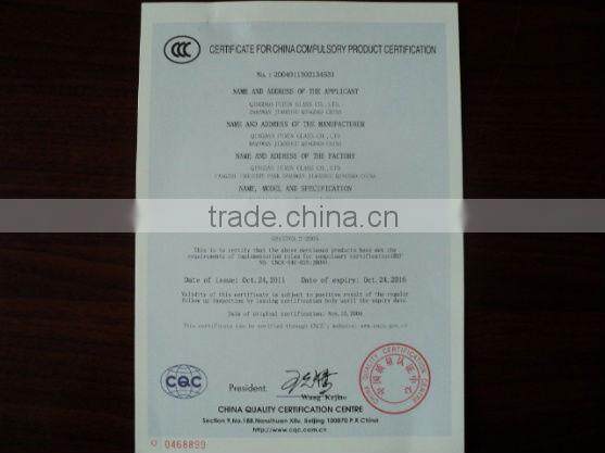 Single Low-E Glass with ISO9001 and CE certificate