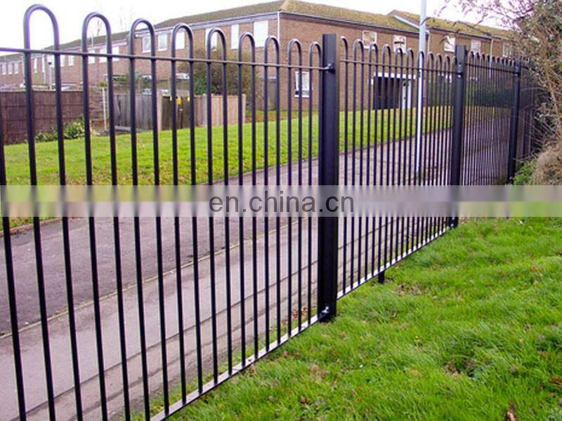 Bow top fencing round top garden wire fence