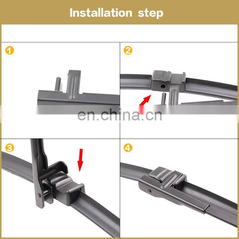 Original exclusive soft wiper blade for slide pin wiper arm