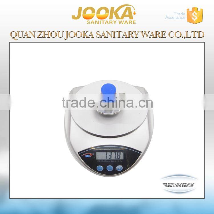 1/2 inch brass faucet angle valve with blue zinc handwheel