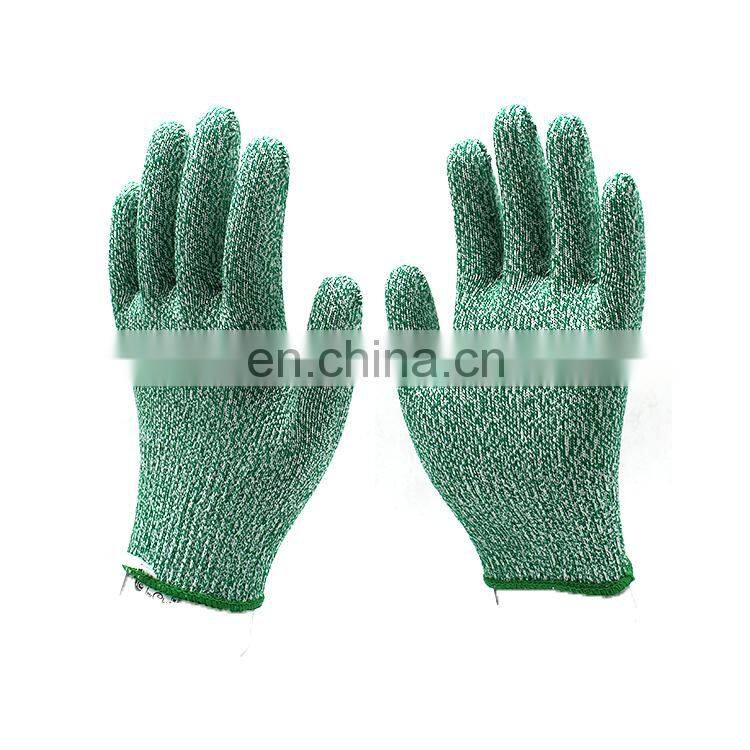 Anti Cut Grey Kitchen Work Glove A4 Cut Level 5 Food Grade Cut Resistant Safety Gloves
