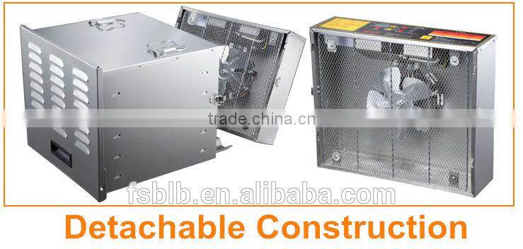 Stainless steel fruit and vegetable dryer machine