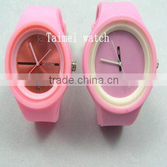 fashion silicone jelly candy wrist watch wrist jelly watch wholesale watch gears