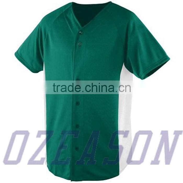China Cheap Blank Baseball Jerseys,Fashion Plain Baseball Shirts
