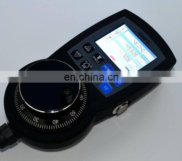 NVMPG-3D RJ45 Port CNC Manual Pulse Generator MPG Coordinates Display Handwheel with USB MACH3 Interface Board