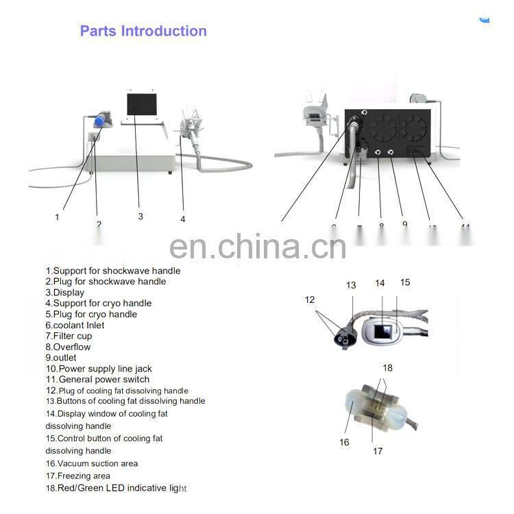 Best selling product 2021 lumbar back pain relief device erectile dysfunction machine cryo t shock machine