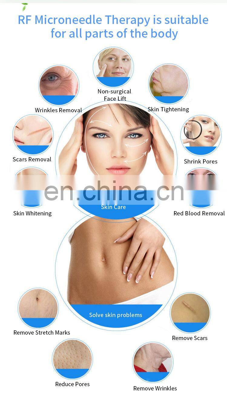 Fractional Gold RF Microneedle Skin Therapy Beauty Instrument Anti-aging Face Lift Shrink Pores Repair Skin Body Care Machine