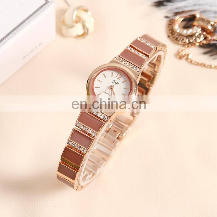 JW 6210 Stylish Quartz Analog Fashionable Women Stainless Steel Fancy Women's Watch