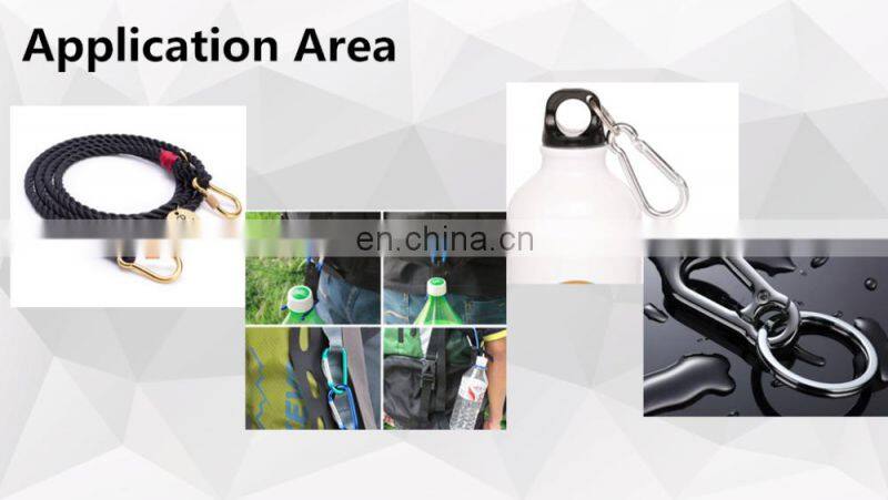 75MM Wholesale Metal Mini Carabiner Swivel Locking Carabiner