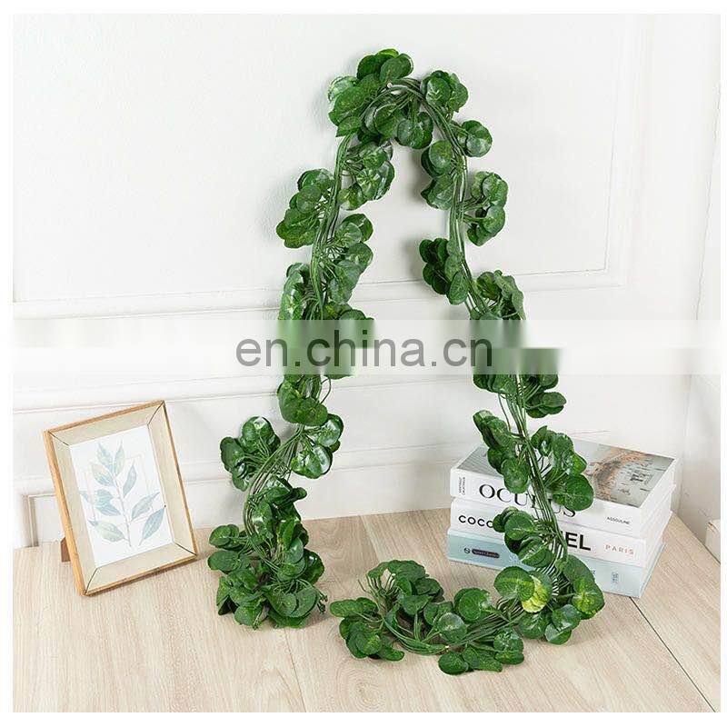 Amazon Hot Sale 12pcs/lot Artificial Ivy Leaf Plants Vine Hanging Garland