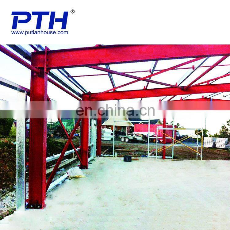 low cost prefab house with steel structure