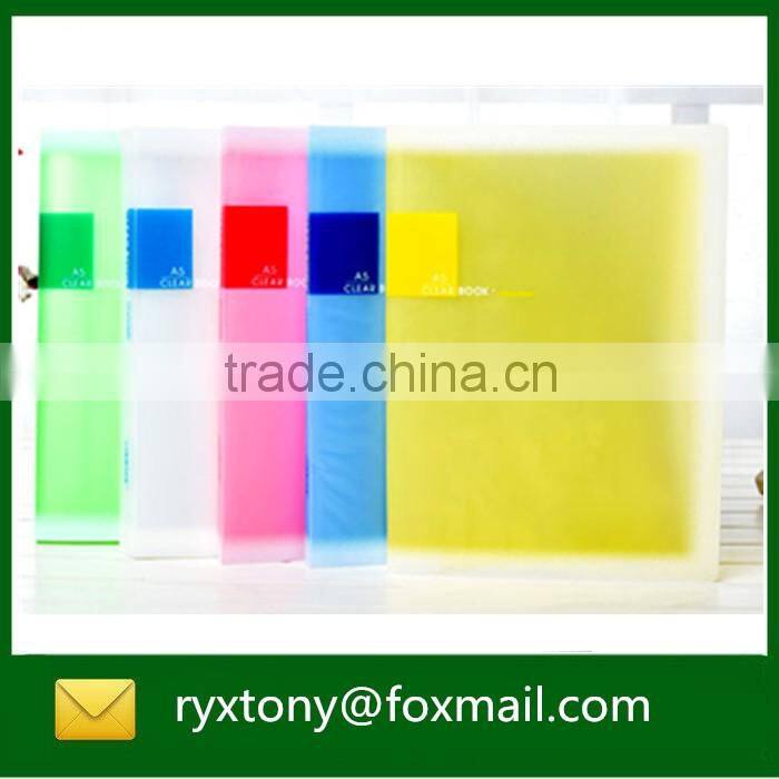 A5 clamp glitter file folder