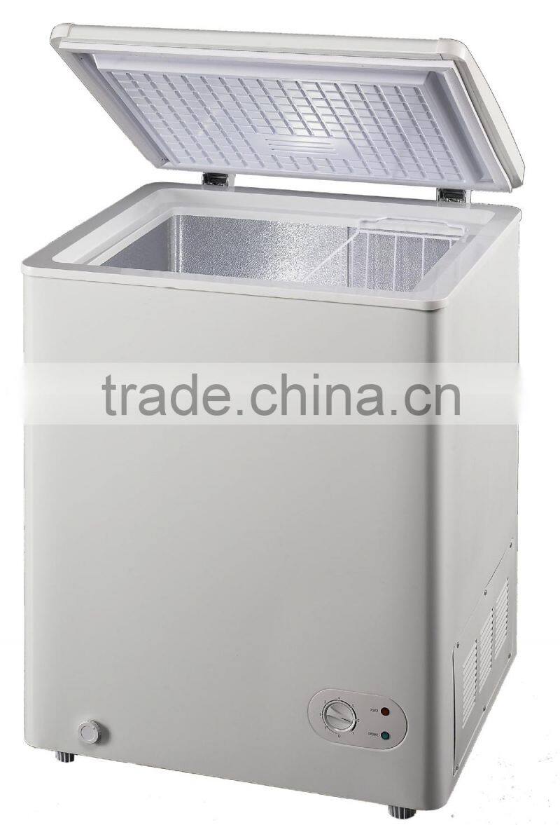 low power consumption solid door chest freezer, top open chest freezer