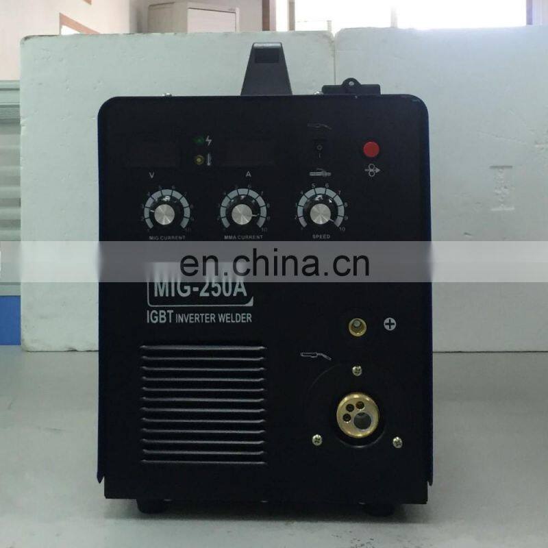 MIG/MMA-250 IGBT INVERTER MIG 250 WELDER portable mig welder