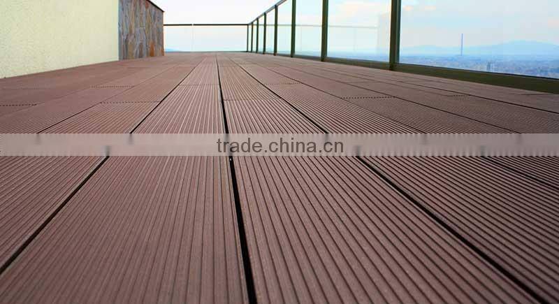 Perfect in details wood plastic composite WPC flooring