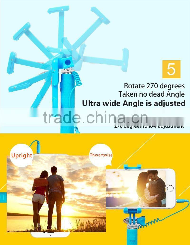 Factory directly selfie stick with jack cable ,Pen Size Super Mini Selfie Stick mini pod for cellphone