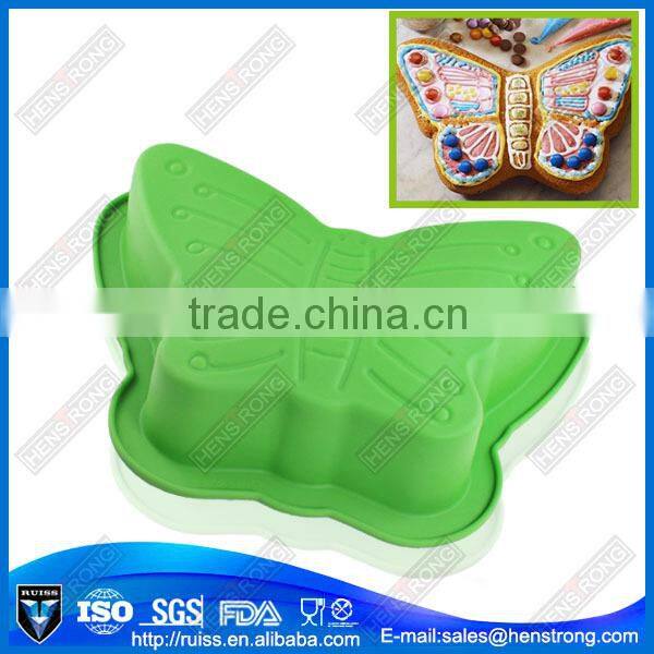 Microwave silicone mold making rubber with beautiful butterfly shape decorating