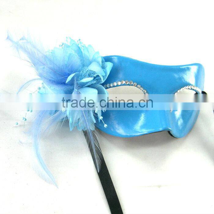 Handmade PU Masks With Rhinestone